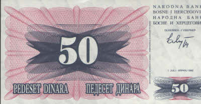 bosna 50 din