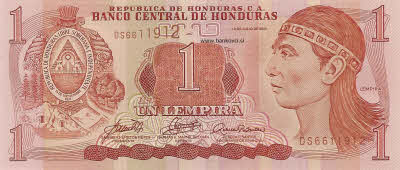honduras 1 lempira