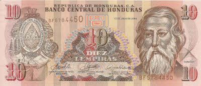 honduras bankovec 10 lempirjev0001