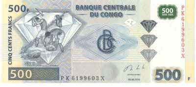kongo 20 frankov