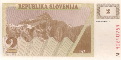 slovenija 2 tolarja bon