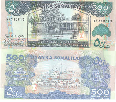 somalija 20 Šilingov z