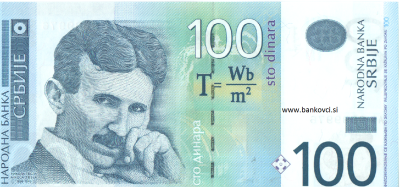 srbija 100 din 2013