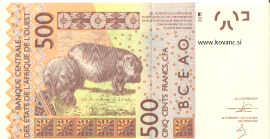 b.f. 500 frankov
