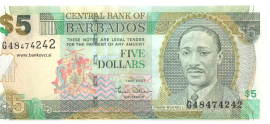 barbados 5$ 2007