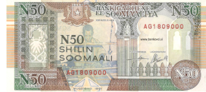 somalija 20 Šilingov z
