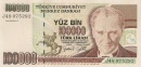 turčija 100.000 lir